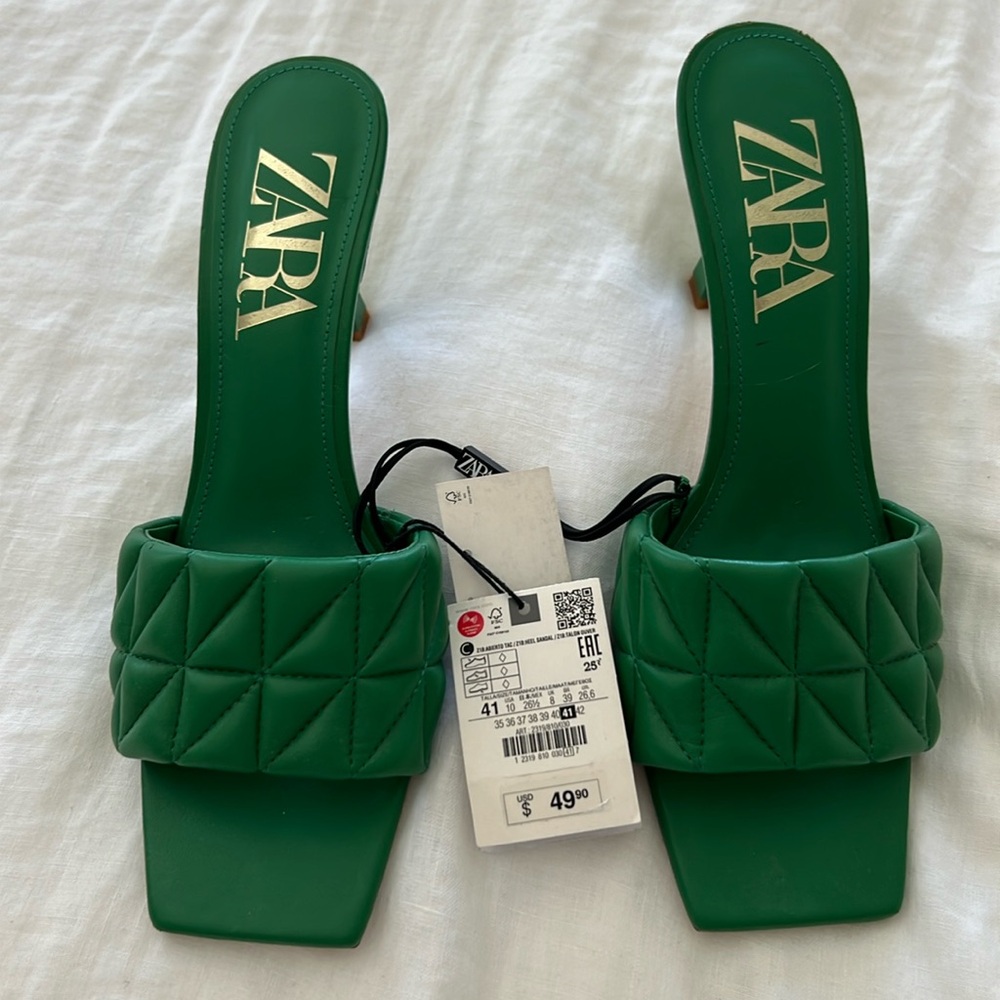 Zara NWT Heeled Sandals